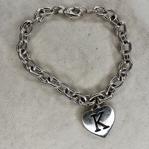 Disney silver tone toggle bracelet